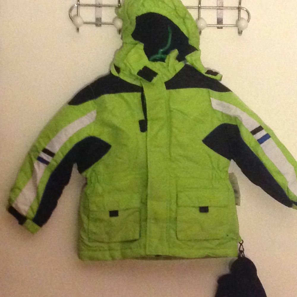 Boy's Winter Jacket and Mittens